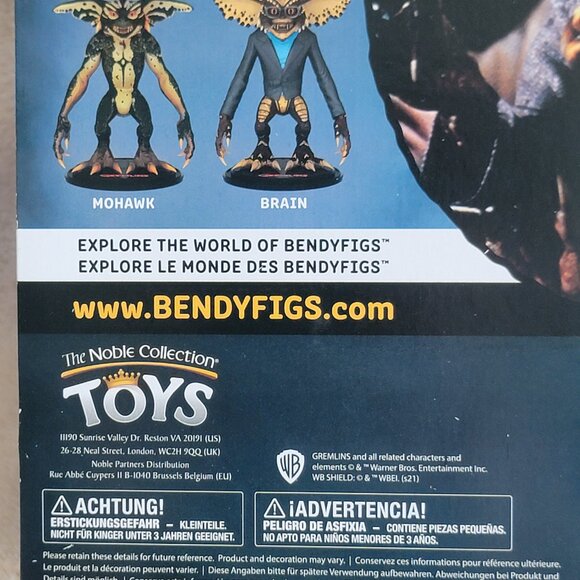 BendyFigs Gremlins Brain Figure Series 1 Noble Collection Toylectible NEW - Picture 6 of 7